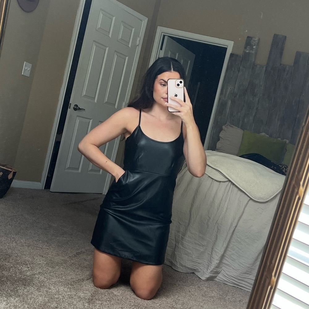 BNWT Leather dress